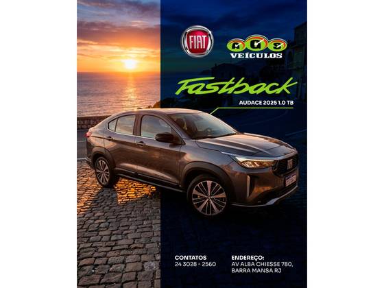 FIAT FASTBACK 1.0 TURBO 200 FLEX AUDACE CVT FIAT FASTBACK 1.0 TURBO 200 FLEX AUDACE CVT